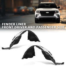 G-PLUS Fender Liner 2PCS Front Passenger Side Black Product Details