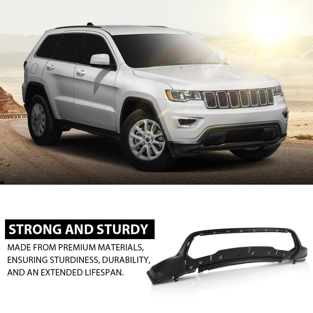 G-PLUS Front Lower Bumper Cover Fascia Compatible with Jeep Grand Cherokee 2014-2021