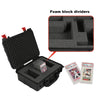 G-PLUS Graded Card Storage Box Fit BGS PSA SGC FGS Weatherproof Graded Sports Trading Cards Box(Small, Orange & Black)