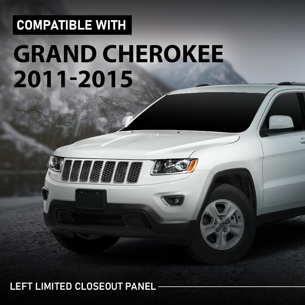 G-PLUS Fender Closeout Panel Left Compatible with Jeep Grand Cherokee 2011-2015 68194237AB