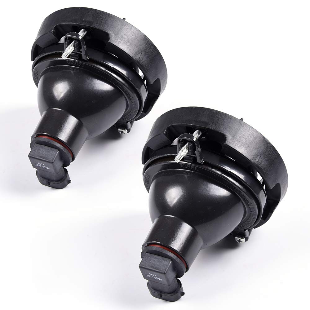 G-PLUS Bumper Fog Lights Replacement For 2004-2007 Buick Rainier/2005-2006 Chevy Equinox/2005-2009 Pontiac G5 G6 Clear Driving Lamps Driver or Passenger Side 2PC