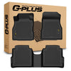 G-PLUS Floor Mats Cargo Liner Compatible with Nissan Kicks 2018 2019 2020 2021 2022 2023 2024 All Weather Custom Fit Full Cover Protection TPE Floor Cargo Liners 1st & 2nd Row,3PCS Black