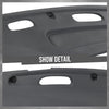 G-PLUS TPE Dash Cover Skin Dash Cover Overlay Skin Compatible with Ram 1500 SLT 2001, Fit Ram 1500 SS/T 5.9L 1998,Fit Dodge Ram 1500/2500/3500 1998 1999 2000 2001 2002 Gray