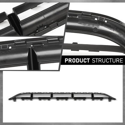 G-PLUS Front Bumper Lower Center Grille Cover Vent Trim, Compatible with Audi Q7 S-Line 2010-2015, 4L0807683C, 4L0807683E01C