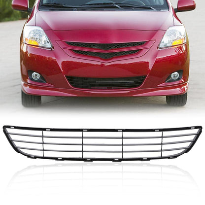 G-PLUS Front Bumper Grille Compatible with 2007-2008 Toyota Yaris Sedan (4 door model) 5311252240 TO1036108