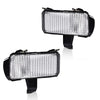 G-PLUS Front Turn Signal Light Assembly Compatible with Chevy Suburban 1981-1982 Fit Chevy Blazer PU Fit GMC Jimmy Suburban PU Driver Left Passenger Right Side Clear Lens