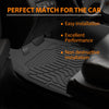 G-PLUS TPE Floor Mats Fit Freightliner Cascadia 116 126 New Body Style 2018-2025 Models Truck Accessories Cargo Liners All Weather Protection Black Alfombras para Carro