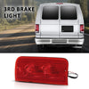 G-PLUS 3rd Third Brake Light Stop Lamp Assembly Compatible with Ford E150 E250 E350 2008-2014 6C2Z-13A613-A, 6C2Z13A613A