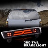G-PLUS LED 3rd Third Brake Light Compatible with Chevy Suburban 1500 2500 2000-2006,Fit Chevy Tahoe/GMC Yukon/GMC Yukon XL 1500 2500 2000-2006 X Type High Mount Stop Lamp Clear Lens Black Housing