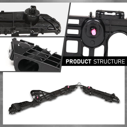 G-PLUS Rear Left Bumper Brackets Support, Compatible with Toyota Camry 2018-2024, Driver Side, 5257606160, TO1132128
