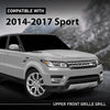 G-PLUS Front Hood Center Grille Grill Compatible with Range Rover Sport 2014-2017 LR054766, LR044120