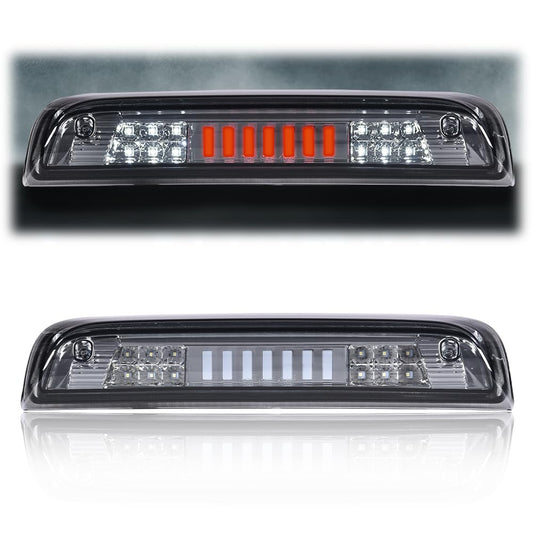 G-PLUS LED 3rd Third Brake Light Compatible with Chevy Silverado/GMC Sierra 1500 2014-2020, High Mount Cargo Lamp Type I, Smoky Lens Clear Housing, 23509162 20979071