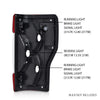 G-PLUS Taillights Rear Compatible with Ford F250 F350 Super Duty 2017-2019 Left Driver Side w/o Bulbs,Taillamps (w/o Blind Spot) Red Lens Chrome Housing Luces TraserasAssembly