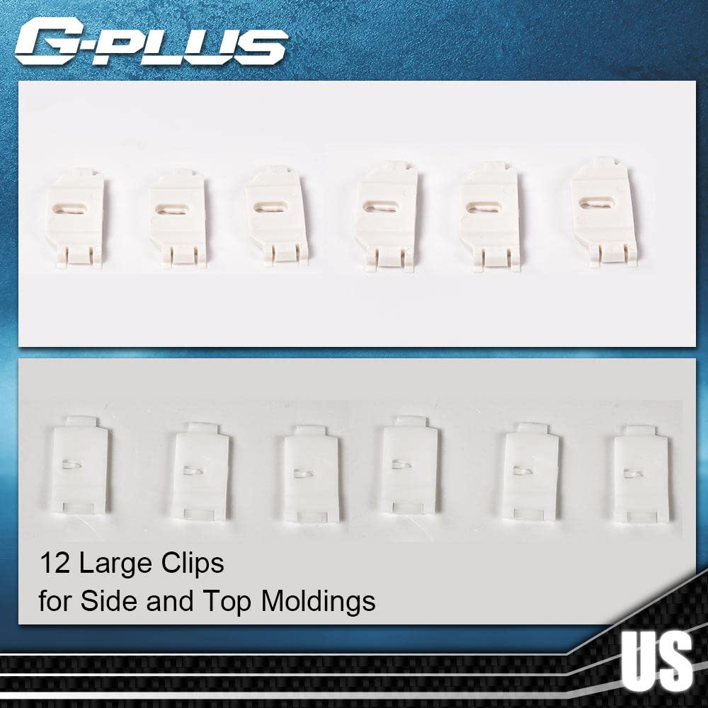 G-PLUS Roof Molding Trim Clips Compatible with 1981-1988 Cutlass,Vinyl Top Roof Molding Retaining Mounting Clip Set, 28 Pieces