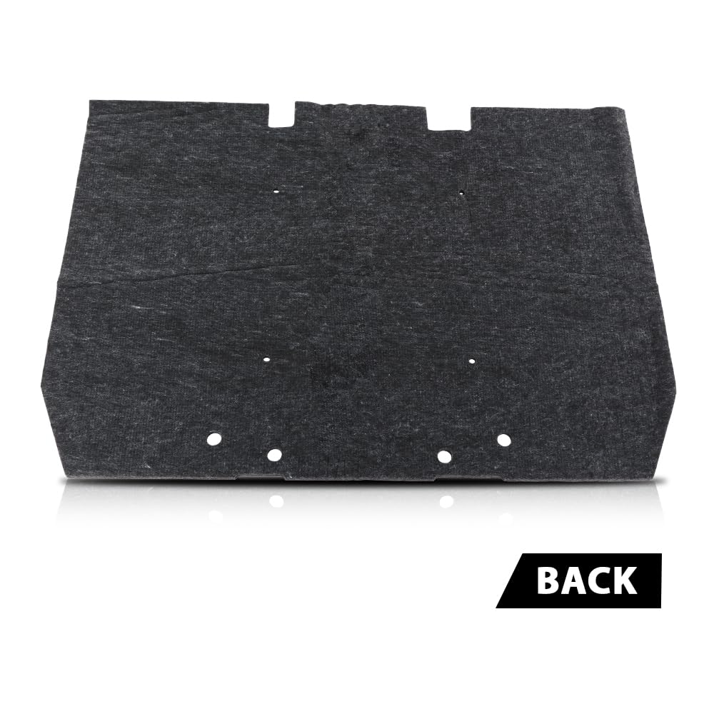 G-PLUS Black Hood Insulation Heat Blanket Pad 1/2" with Clips Compatible with Range Rover Classic 1987-1995