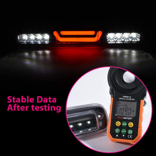 G-PLUS 3D LED Bar 3rd Third Tail Brake Light Compatible with 2007 GMC Sierra 1500 2500 3500 & HD Models Classic Rear Cargo Lamp High Mount Stop light