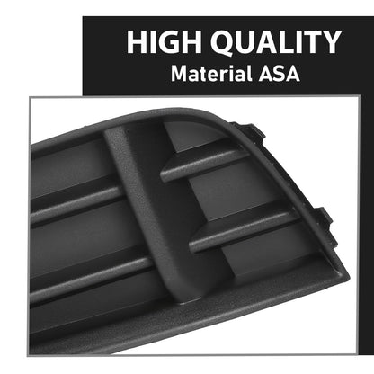 G-PLUS Pair Front Bumper Fog Light Cover Lamp Bezel Grill Compatible with Audi A3 Sedan 2017-2020 2PCS