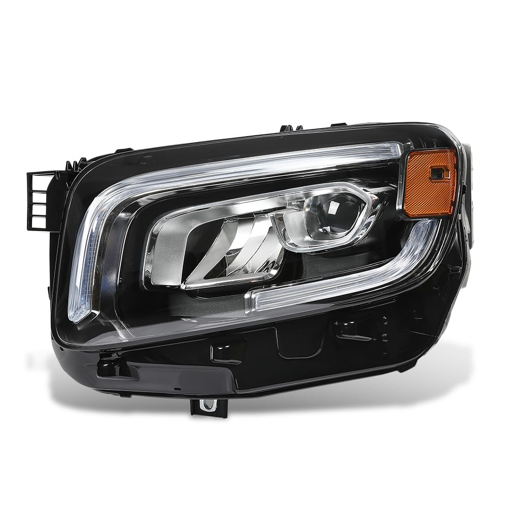G-PLUS LED Headlight Left Side Compatible with Benz GLB250 2020 2021 2022 2023, Fit Benz GLB35 AMG 2021 2022 2023 MB2502269, 2479064100 Black