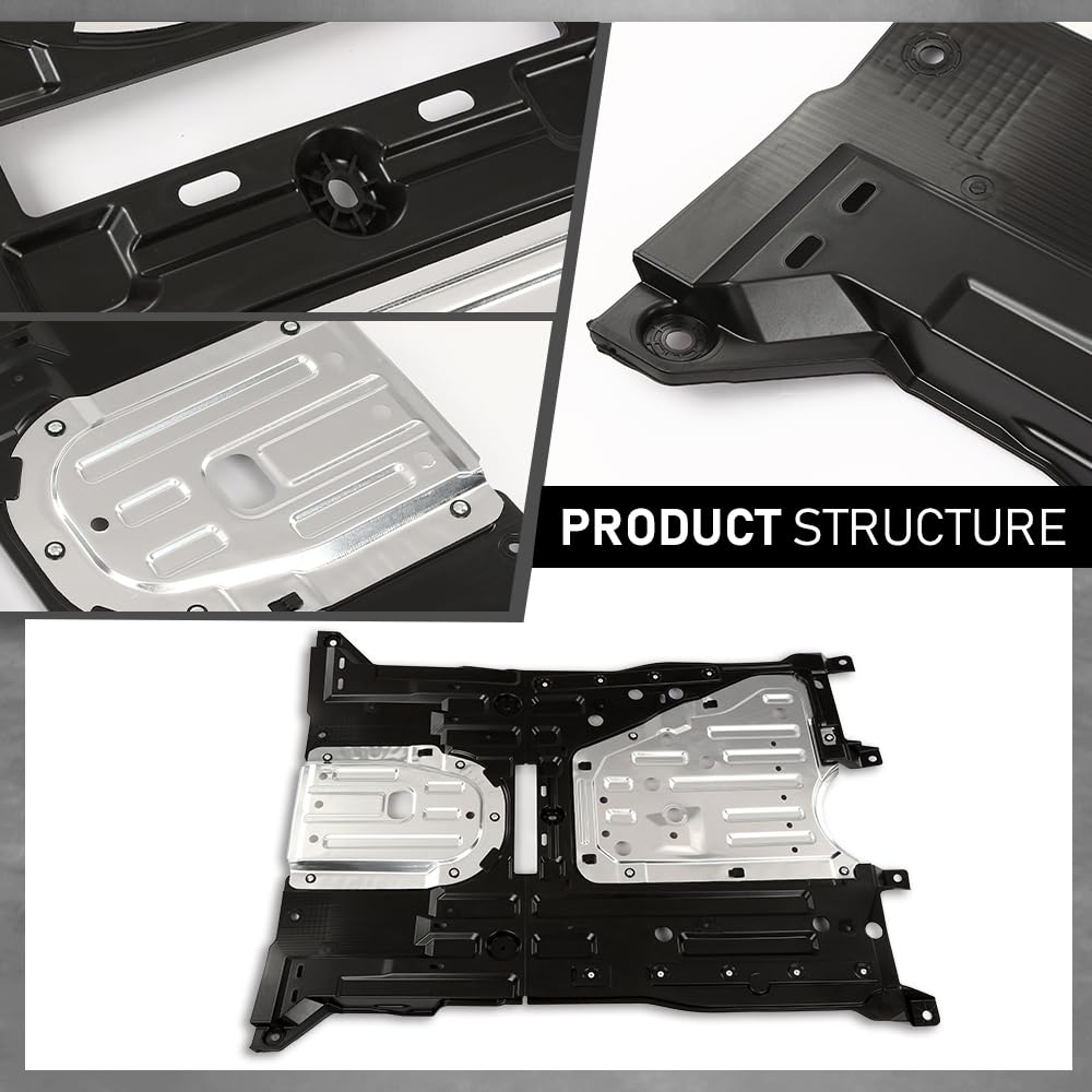 G-PLUS Engine Splash Shield Lower Engine Cover Assembly Compatible with Honda Civic 2012, Will Not fit MX and Si Trims,Fit Acura ILX 2013, Will Not fit 2.4L Engines 74110-TR3-A10 74110TR3A10
