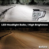 G-PLUS Headlights LED DRL Compatible with Ford F150 2009-2014 Headlamps Pair Left & Right Tube Dual Projector Clear Lens Chrome Housing Clear Reflector,faros delanteros