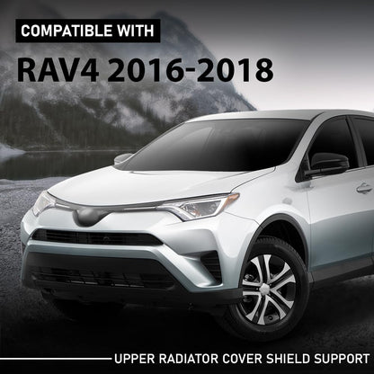 G-PLUS Front Bumper Top Upper Radiator Cover Shield Support, Compatible with Toyota Rav4 2016 2017 2018, TO1224122, 166810V040