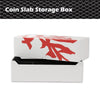 G-PLUS Coin Slabs Storage Box INTERCEPT Shield for 50 Certified Coins Holders (White)