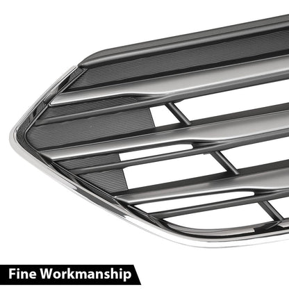 G-PLUS Grille Assembly Compatible with Hyundai Santa Fe Sport 2017 2018 ABS Plastic Grill 863514Z500, HY1200201