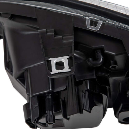 G-PLUS Headlights Assembly, Compatible with 2005-2012 Freightliner Columbia Models Bumper Headlamps, Smoky Lens Chrome Housing Amber Reflector