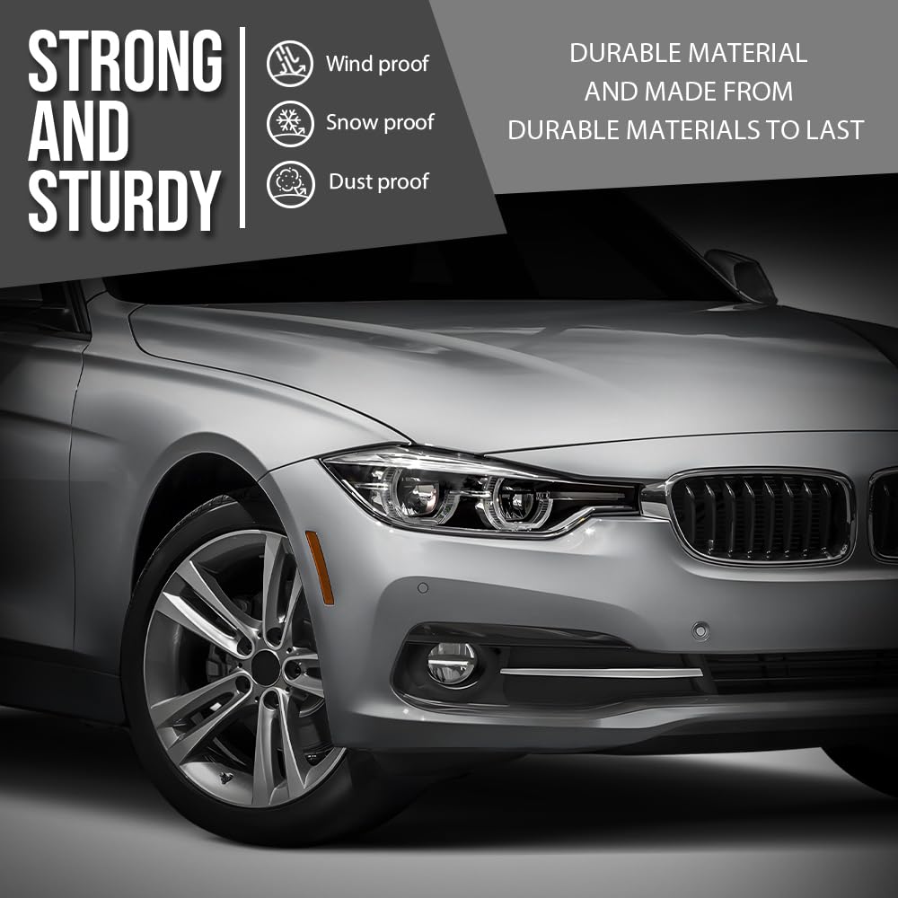 G-PLUS Splash Shield Pair Front Left & Right Fit BMW 320i/320i xDrive Base 2013-2018 51718055020, 51718055019 Black