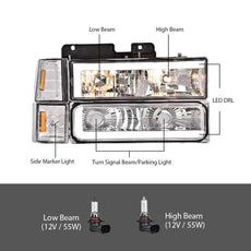 G-PLUS Fog Lights for Dodge Dakota 2005-2009 Jeep Commander 2006-2010 Additional Angle