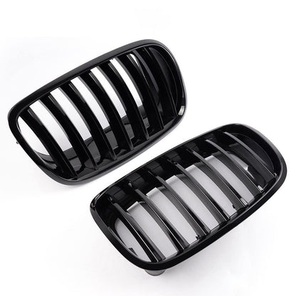 Replacement For BMW E70 E71 X5 X6 2007 2008 2009 2010 2011 2012 2013 Gloss Black Front Bumper Kidney Sport Grills Hood Grille Replacement