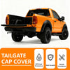G-PLUS Flexible Step Tailgate Molding Trim Fit Ford F250 F350 2011 2012 2013 2014 2015 2016 Rear Flex Tailgate Cap Cover, 8C3Z9940602EA, 8C3Z-9940602-DA, Black