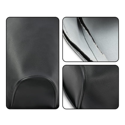 G-PLUS Seat Cover Synthetic Leather Black Compatible with 1979-1987 Yamaha QT50 MA50 Seat Cover