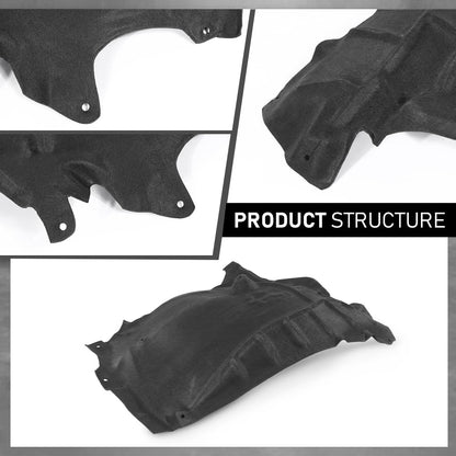 G-PLUS Fender Liner Rear Passenger Side Compatible with Audi Q7 2017-2023 4M0821192H, AU1249147