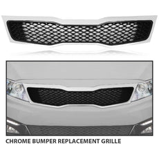 G-PLUS Chrome Bumper Grille for Kia Optima EX LX 2011-2013 Product Image