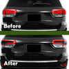 G-PLUS Tail Lights Smoke Rear Precut Tint Vinyl Decal Compatible with 2014-21 Grand Cherokee,A Pair