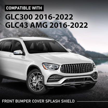 G-PLUS Front Bumper Engine Splash Shield Under Guard Compatible with Benz GLC300 4Matic Base 2016-2022,Fit Benz GLC43 AMG 4Matic 2017-2022 2535240930