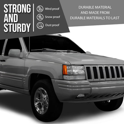 G-PLUS Hood Insulation Pad 1/2" with Clips Compatible with Jeep Grand Cherokee ZJ 1993-1998 Black