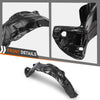 G-PLUS Front Driver & Passenger Side Fender Liner Set Compatible with Honda Civic 2004-2005; Only Fit Sedan/Coupe 74101S5AJ01, 74151S5AJ00, HO1249121, HO1248121 2 PCS Black