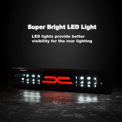 G-PLUS LED 3rd Third X Brake Light Rear Brake Stop Tail Light Fit 2015-2018 Colorado/Canyon GM25971002 52019397 High Mount Stop Light Third Tail Light
