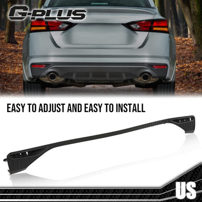 G-PLUS Rear Bumper Lower Finish Panel Compatible with 2019 2020 2021 2022 Nissan Altima 85071-6CA0H, 850716CA0H, 85071 6CA0H, NI1137100