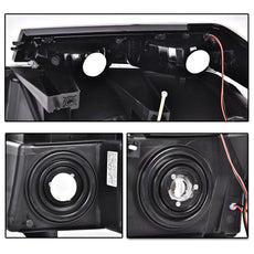 G-PLUS LED DRL Headlights for Chevy Colorado GMC Canyon Isuzu 2004-2012 Black Housing Product Image