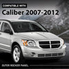 G-PLUS Outer Rocker Panels Left and Right Steel Silver Compatible with Dodge Caliber 4 Door 2007-2012