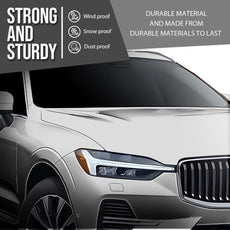 G-PLUS Front Splash Shield Right Side Compatible with Volvo XC60 2018-2023 Black Additional Angle