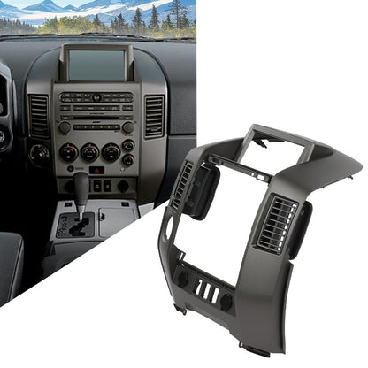 G-PLUS Dash Center Console Instrument Panel Lid Bezel Fit Nissan Armada SE LE SE Off-Road 2005-2006/ Pathfinder Armada SE LE 2004/ Titan SE LE XE 2004-2015 w/o Center Speaker, w/Cigarette Lighter