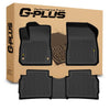 G-PLUS TPE Floor Mats Fit Chevy Malibu 2016-2023 1st & 2nd Row Truck Accessories Cargo Liners All Weather Protection 3PCS Black Alfombras para Carro