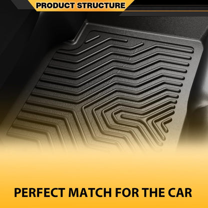 TPE Floor Mats Cargo Liners 2PCS, Compatible with Dodge Ram 1500 1994-2001/ Ram 2500 3500 1994-2002, 1st Row, Floor Liner All Weather Full Cover Protection