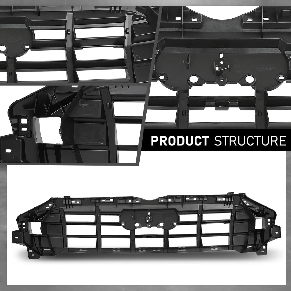 G-PLUS Grille Bracket Insert, Compatible with Audi Q5 2021-2023 (submodel: Komfort, Premium, Premium Plus, Prestige, Progressiv, Technik), Fit Models Without S-Line Package 80A853692C, AU1207103