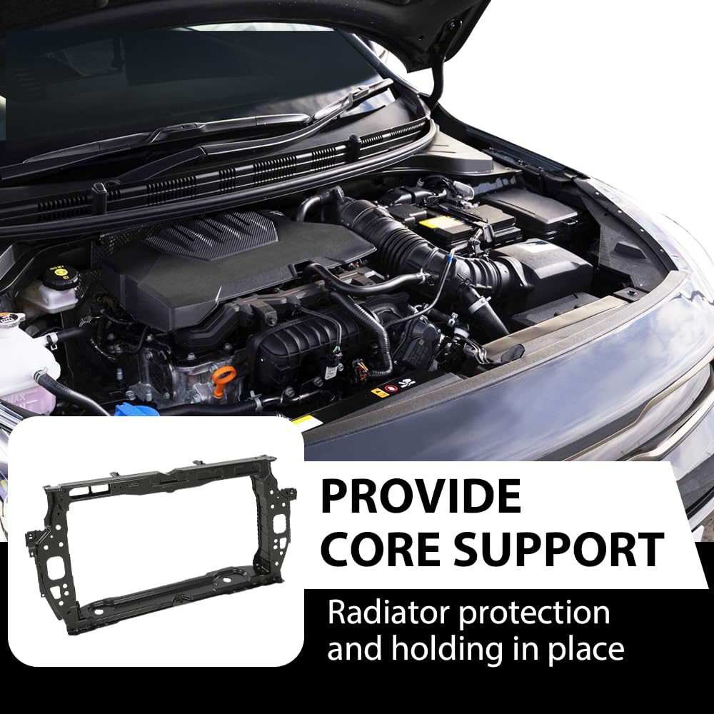 G-PLUS Front Radiator Core Support Panel Compatible with Kia Rio 2018-2023 KI1225186 64101H9000