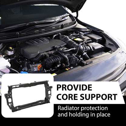 G-PLUS Front Radiator Core Support Panel Compatible with Kia Rio 2018-2023 KI1225186 64101H9000
